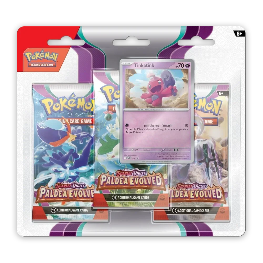 Pokémon TCG Scarlet & Violet: Paldea Evolved 3-pack Blister